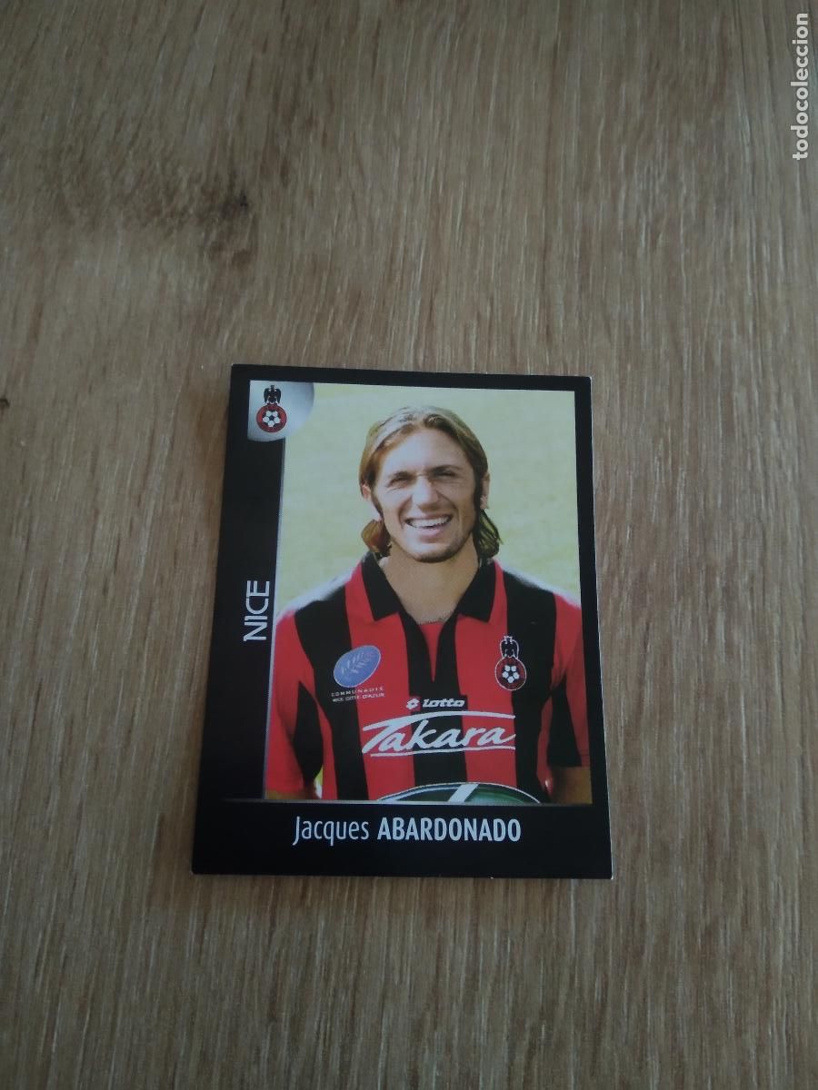 Fu&szlig;ball-Sticker: 320 ABARDONADO NICE CROMO FUTBOL PANINI FOOT LIGUE 1 2007-2008 LIGA FRANCIA 07-08