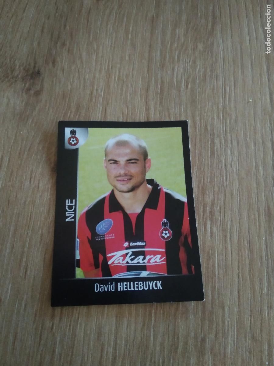 Fu&szlig;ball-Sticker: 330 DAVID HELLEBUYCK NICE CROMO FUTBOL PANINI FOOT LIGUE 1 2007-2008 LIGA FRANCIA 07-08