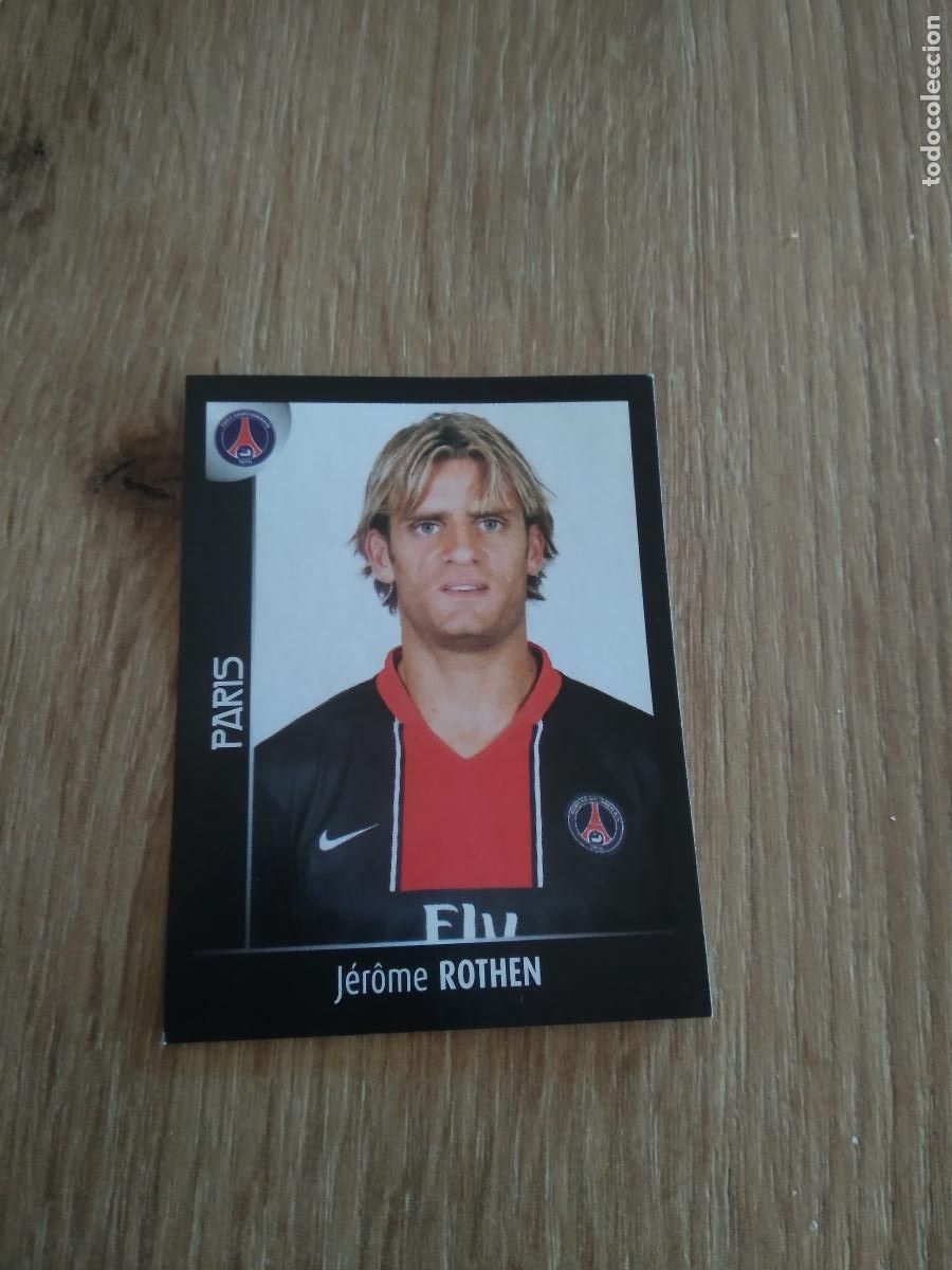 Cartes &agrave; collectionner de Football: 356 JEROME ROTHEN PARIS SAINT GERMAIN CROMO FUTBOL PANINI FOOT LIGUE 1 2007-2008 LIGA FRANCIA 07-08