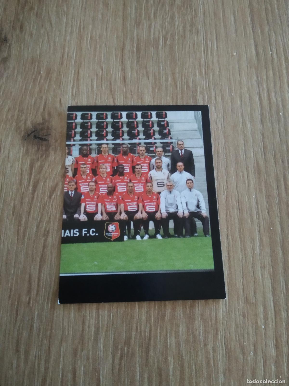 Cromos de F&uacute;tbol: 367 EQUIPO STADE RENNAIS RENNES CROMO FUTBOL PANINI FOOT LIGUE 1 2007-2008 LIGA FRANCIA 07-08
