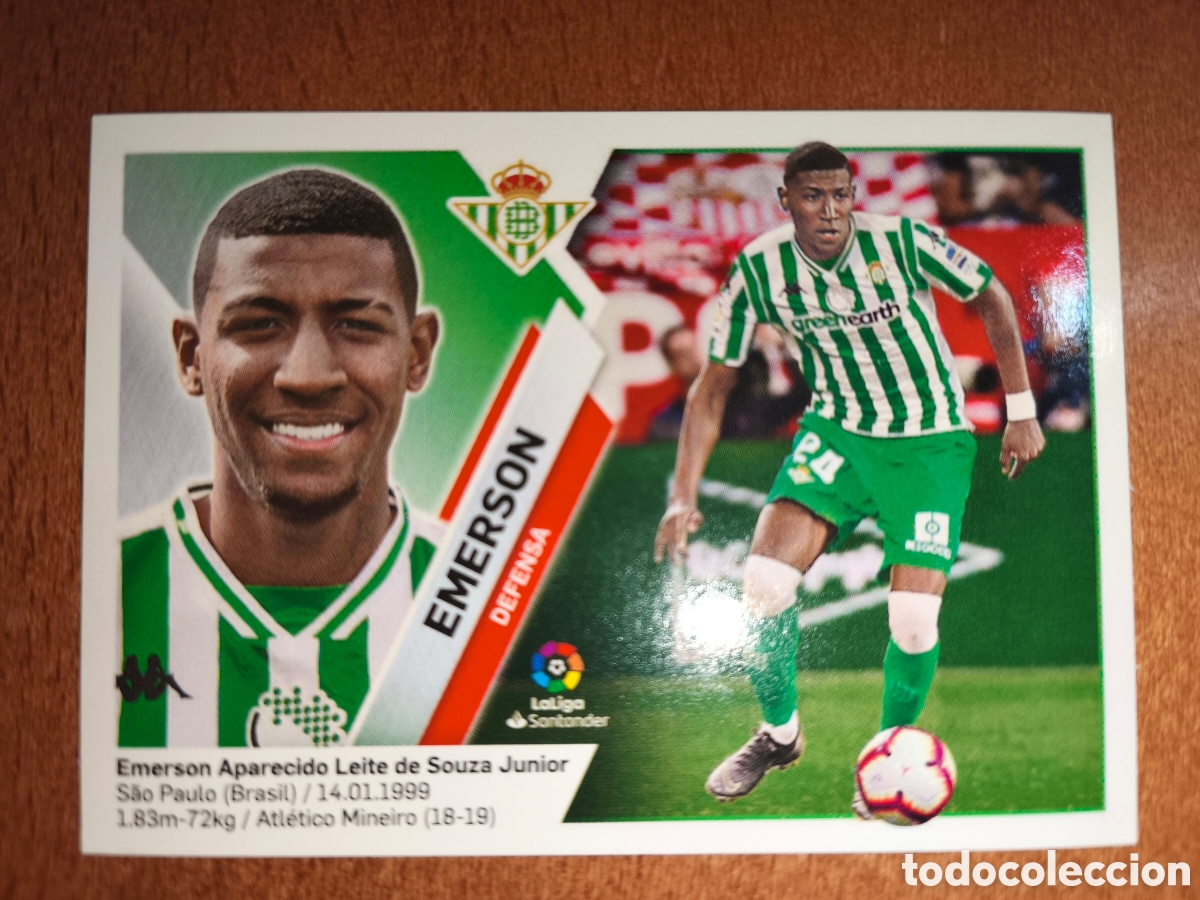 Fu&szlig;ball-Sticker: Emerson n&deg;4B liga este 19/20 Real Betis