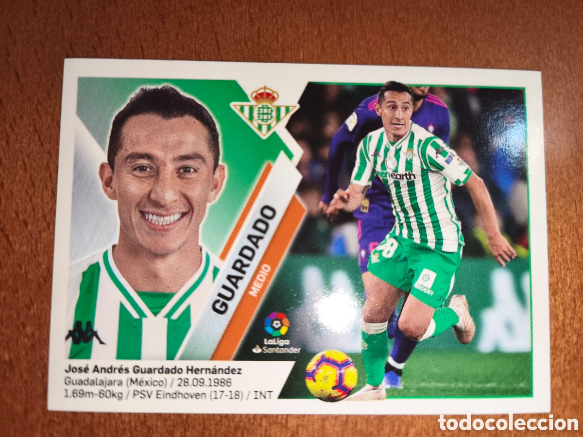 Cromos de Futebol: Guardado n&deg;10 liga este 19/20 Real Betis