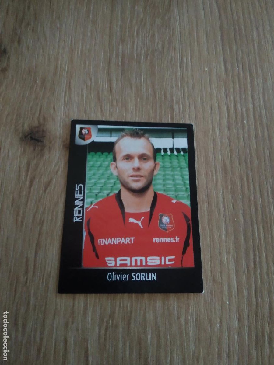Fu&szlig;ball-Sticker: 383 SORLIN STADE RENNAIS RENNES CROMO FUTBOL PANINI FOOT LIGUE 1 2007-2008 LIGA FRANCIA 07-08