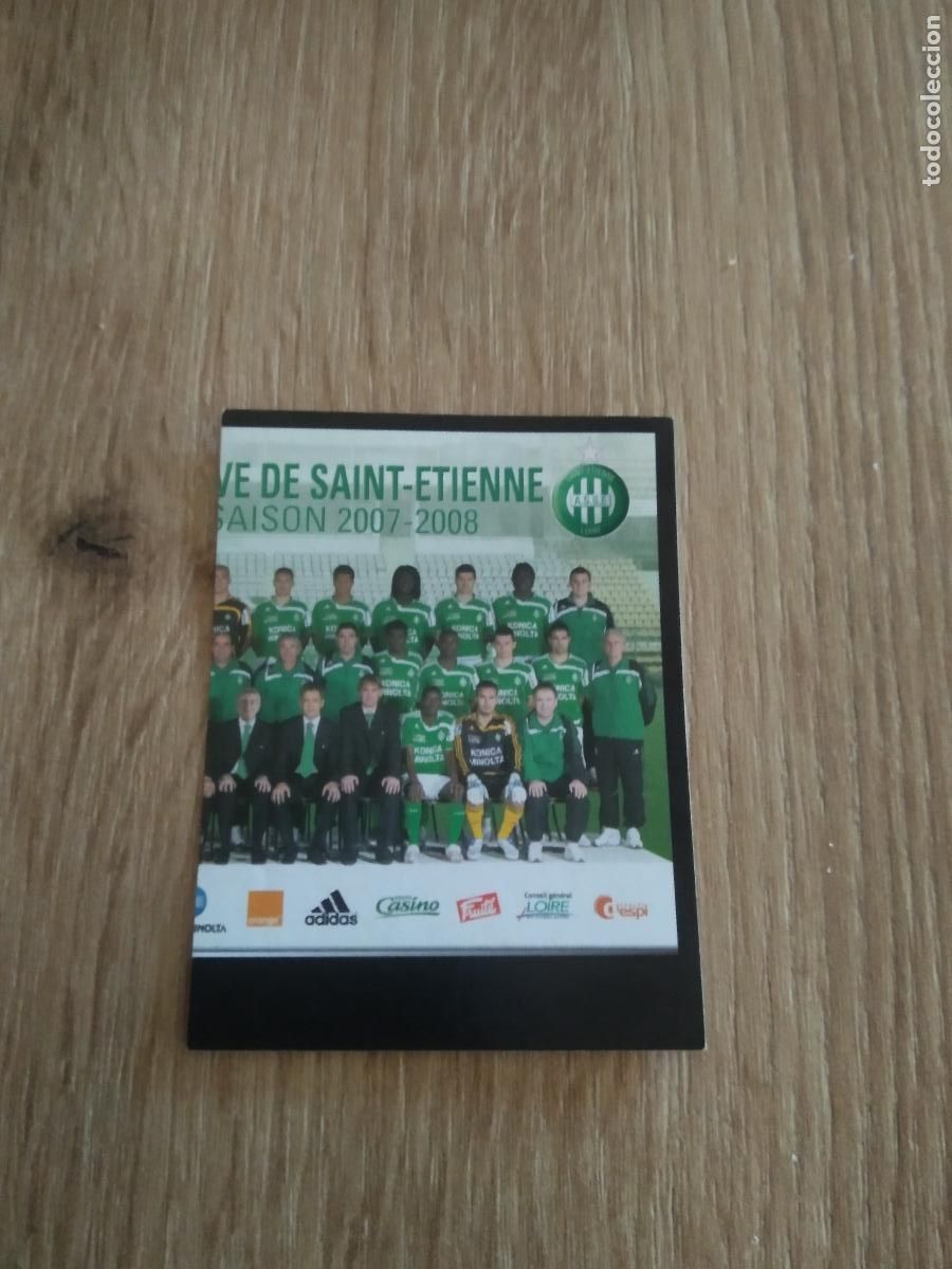 Football Stickers: 393 EQUIPO PLANTILLA SAINT-ETIENNE CROMO FUTBOL PANINI FOOT LIGUE 1 2007-2008 LIGA FRANCIA 07-08