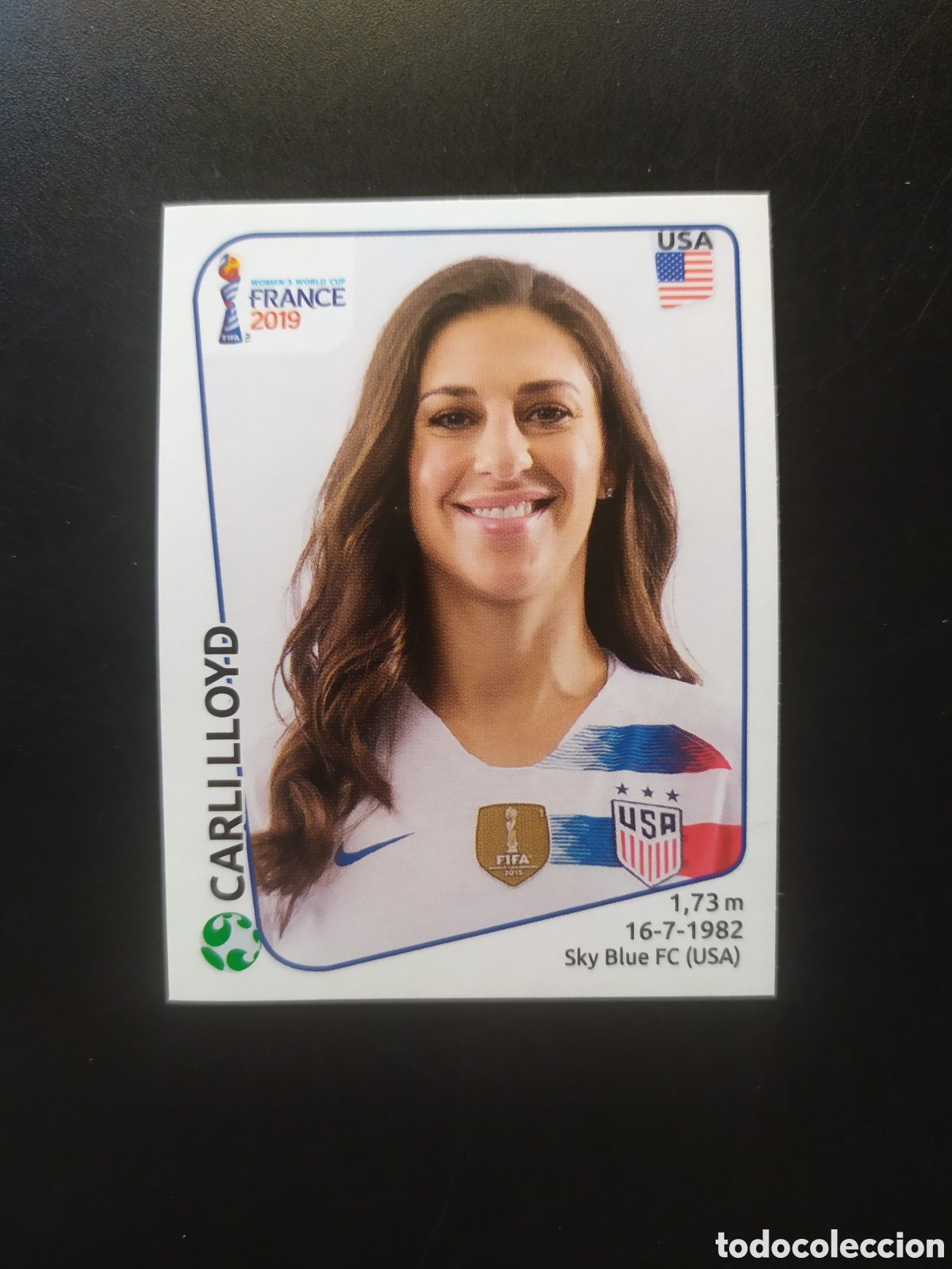 Fu&szlig;ball-Sticker: FIFA WOMEN'S WORLD CUP FRANCE 2019 panini Carli Lloyd n&deg; 422 USA