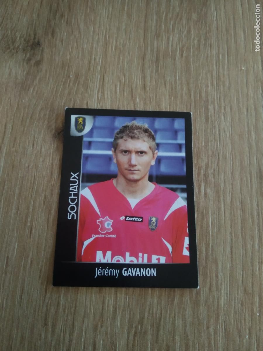 Fu&szlig;ball-Sticker: 422 JEREMY GAVANON SOCHAUX CROMO FUTBOL PANINI FOOT LIGUE 1 2007-2008 LIGA FRANCIA 07-08