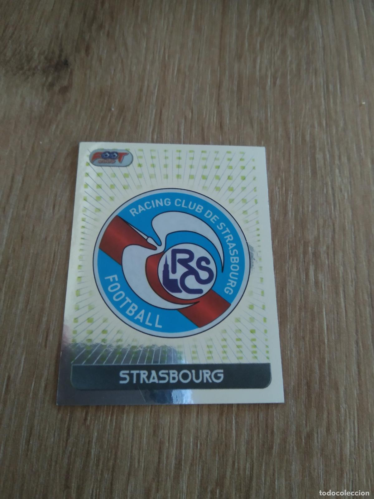 Fu&szlig;ball-Sticker: 443 ESCUDO STRASBOURG CROMO FUTBOL PANINI FOOT LIGUE 1 2007-2008 LIGA FRANCIA 07-08