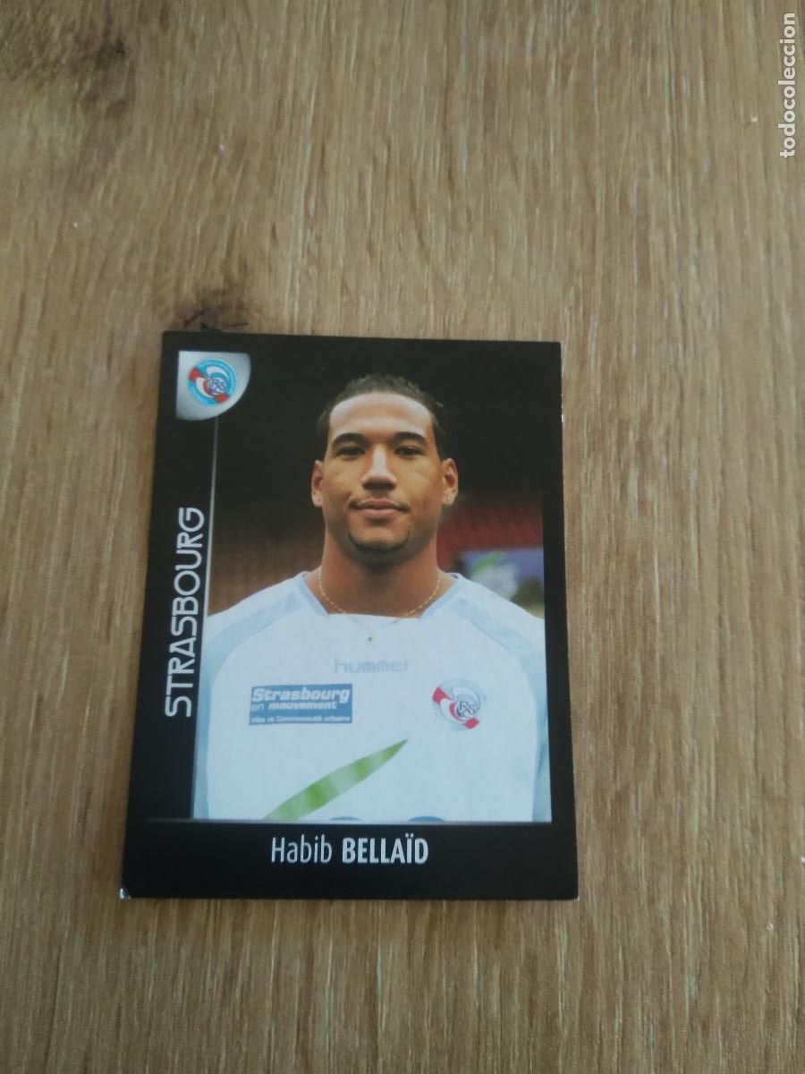 Fu&szlig;ball-Sticker: 451 HABIB BELLAID STRASBOURG CROMO FUTBOL PANINI FOOT LIGUE 1 2007-2008 LIGA FRANCIA 07-08