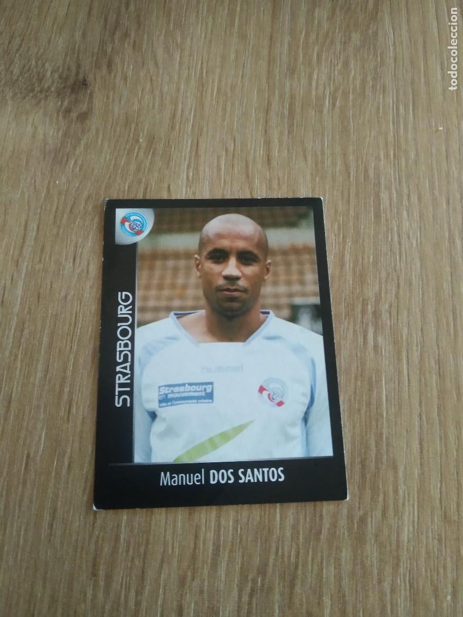 Fu&szlig;ball-Sticker: 452 MANUEL DOS SANTOS STRASBOURG CROMO FUTBOL PANINI FOOT LIGUE 1 2007-2008 LIGA FRANCIA 07-08