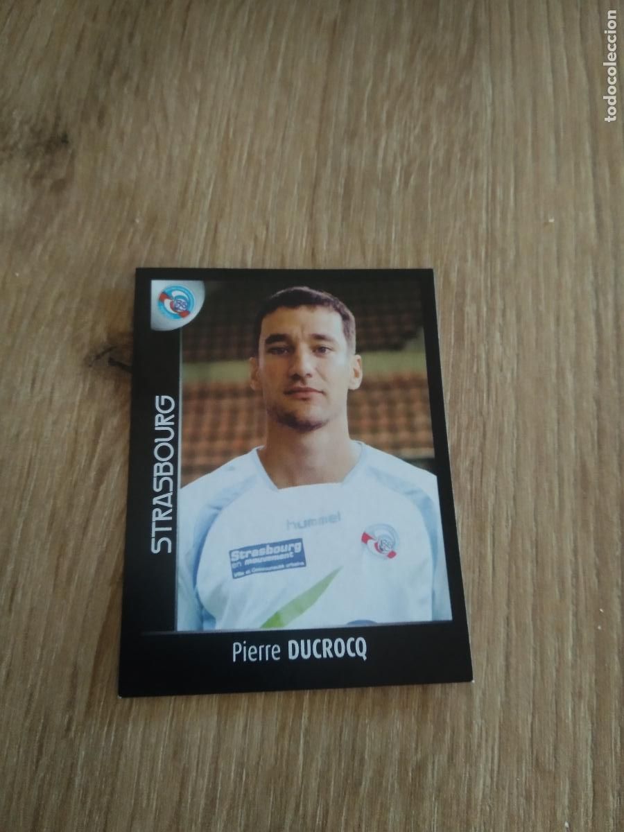 Fu&szlig;ball-Sticker: 453 PIERRE DUCROCQ STRASBOURG CROMO FUTBOL PANINI FOOT LIGUE 1 2007-2008 LIGA FRANCIA 07-08