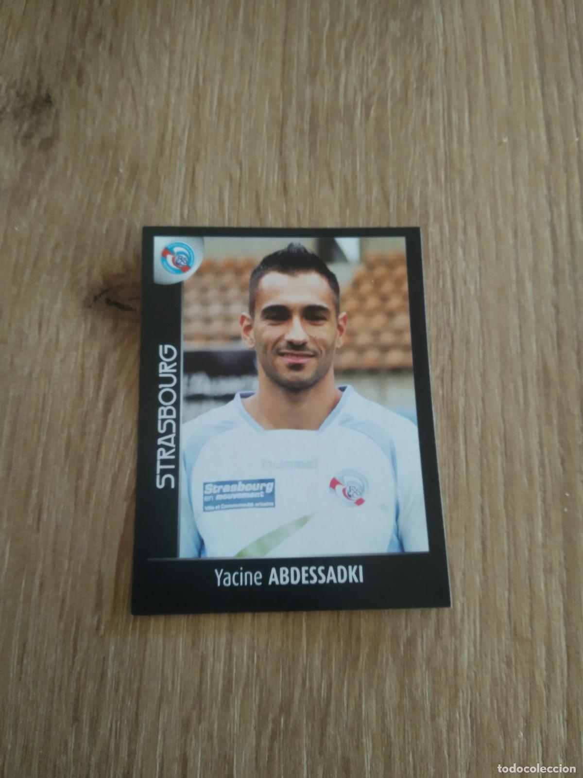 Fu&szlig;ball-Sticker: 455 YACINE ABDESSADKI STRASBOURG CROMO FUTBOL PANINI FOOT LIGUE 1 2007-2008 LIGA FRANCIA 07-08