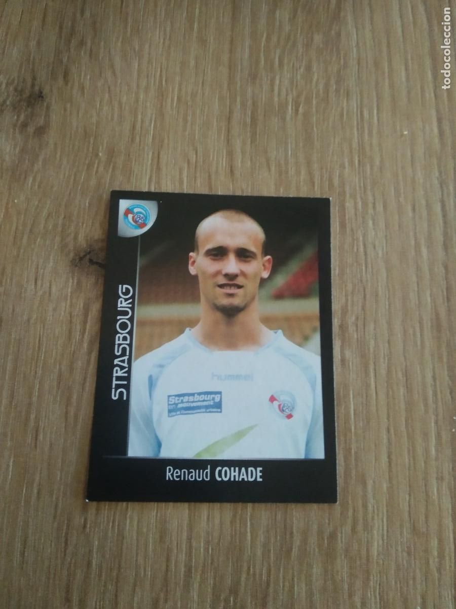 Fu&szlig;ball-Sticker: 457 RENAUD COHADE STRASBOURG CROMO FUTBOL PANINI FOOT LIGUE 1 2007-2008 LIGA FRANCIA 07-08