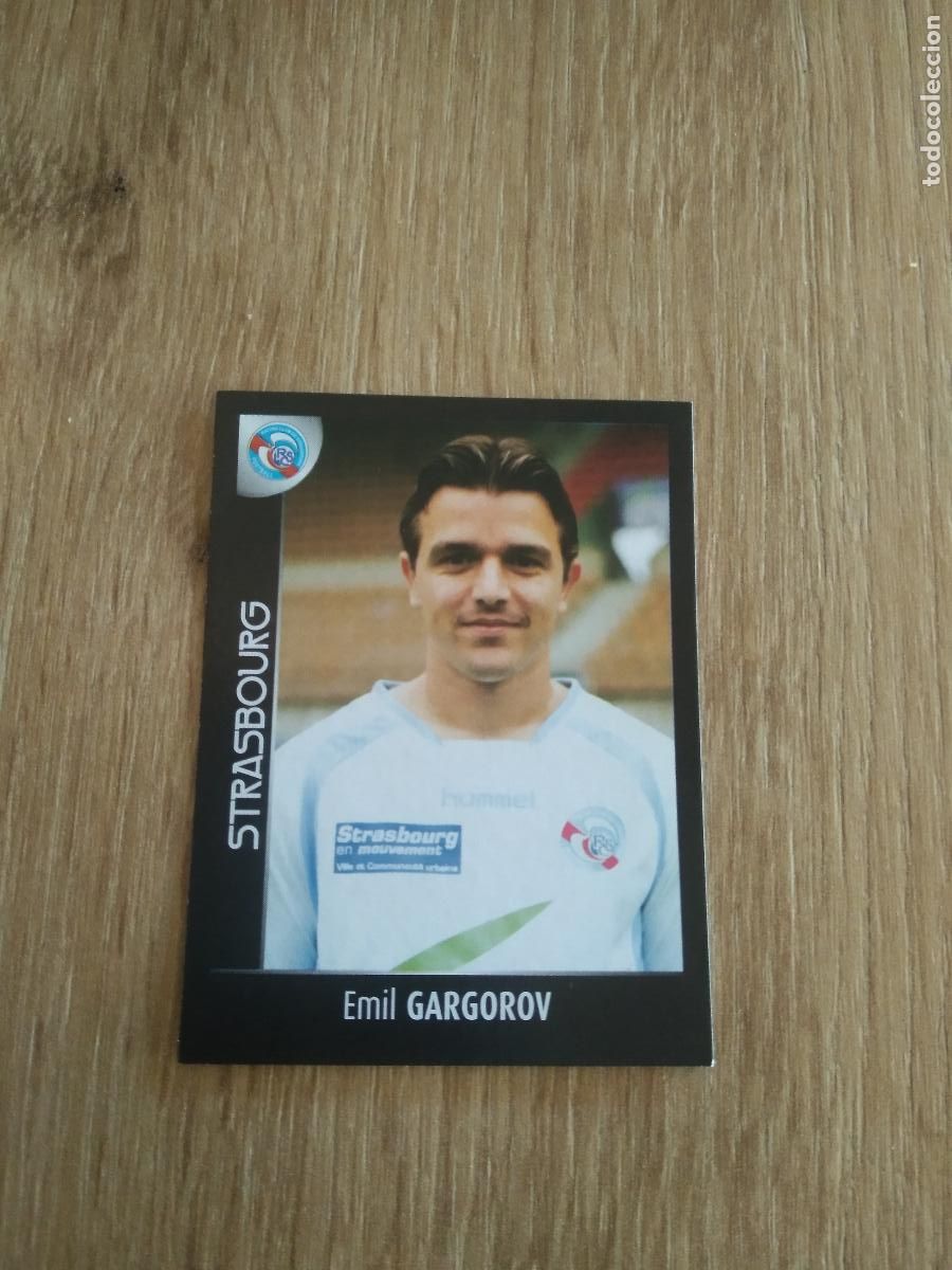 Fu&szlig;ball-Sticker: 458 EMIL GARGOROV STRASBOURG CROMO FUTBOL PANINI FOOT LIGUE 1 2007-2008 LIGA FRANCIA 07-08