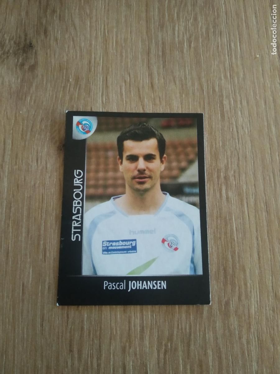 Cartes &agrave; collectionner de Football: 460 PASCAL JOHANSEN STRASBOURG CROMO FUTBOL PANINI FOOT LIGUE 1 2007-2008 LIGA FRANCIA 07-08