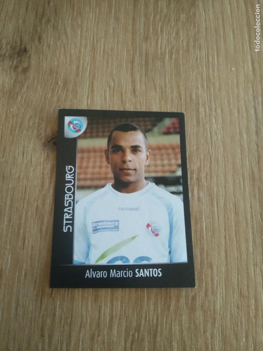Fu&szlig;ball-Sticker: 465 ALVARO MARCIO SANTOS STRASBOURG CROMO FUTBOL PANINI FOOT LIGUE 1 2007-2008 LIGA FRANCIA 07-08