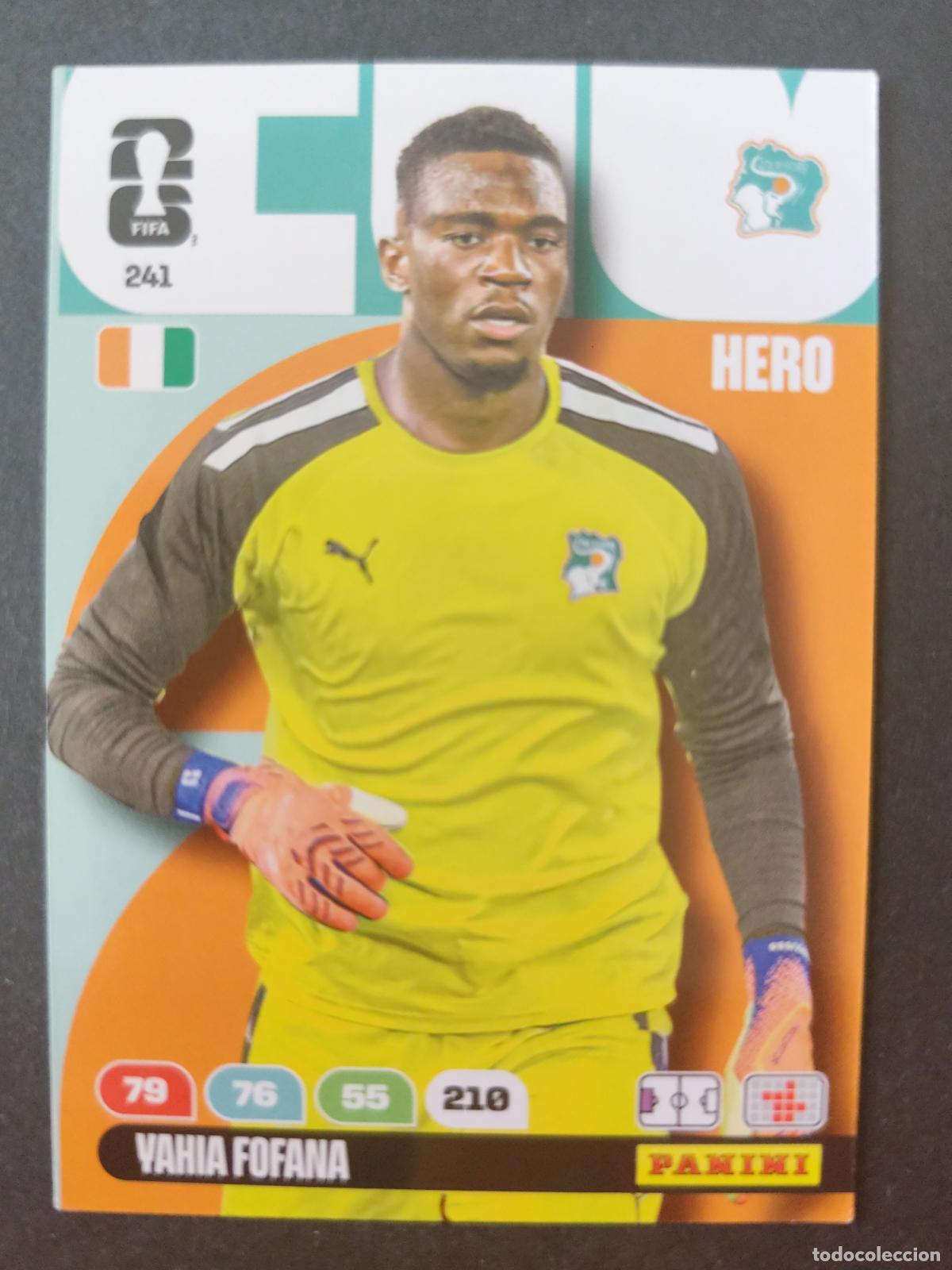 Cartes &agrave; collectionner de Football: 241 YAHIA FOFANA COSTA DE MARFIL ADRENALYN MUNDIAL FIFA WORLD CUP 2026 PANINI