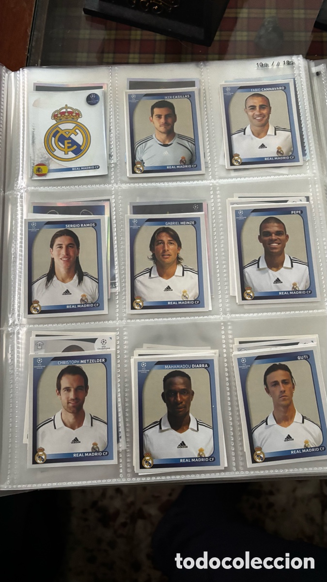 Cromos de Futebol: Real Madrid 08/09 Champions League Stickers