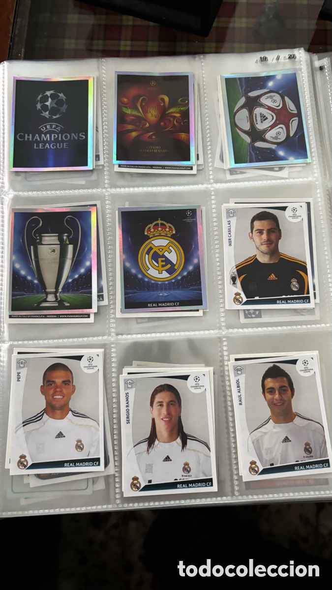Cromos de Futebol: Real Madrid 09/10 Champions League stickers
