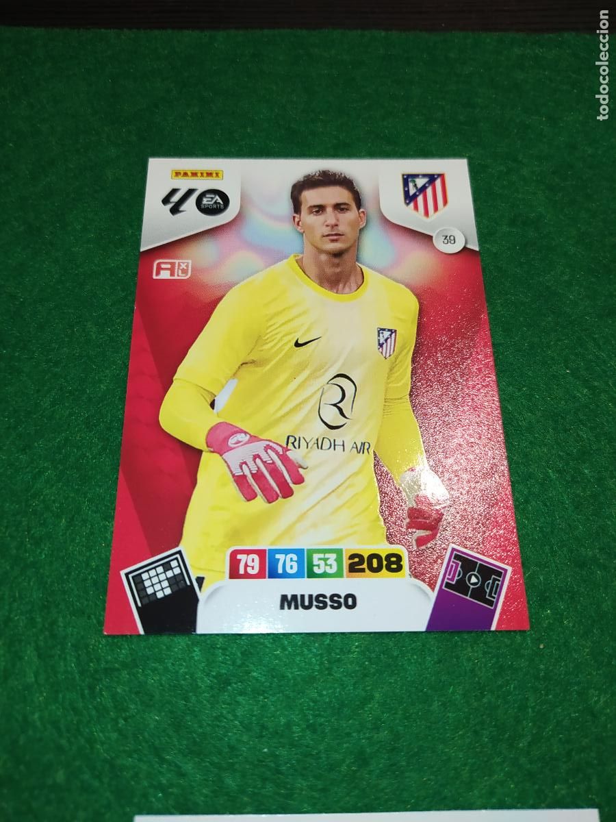 Cromos de Futebol: adrenalyn xl 2025 2026 codigo sin activar atletico de madrid n&ordm; 39 musso