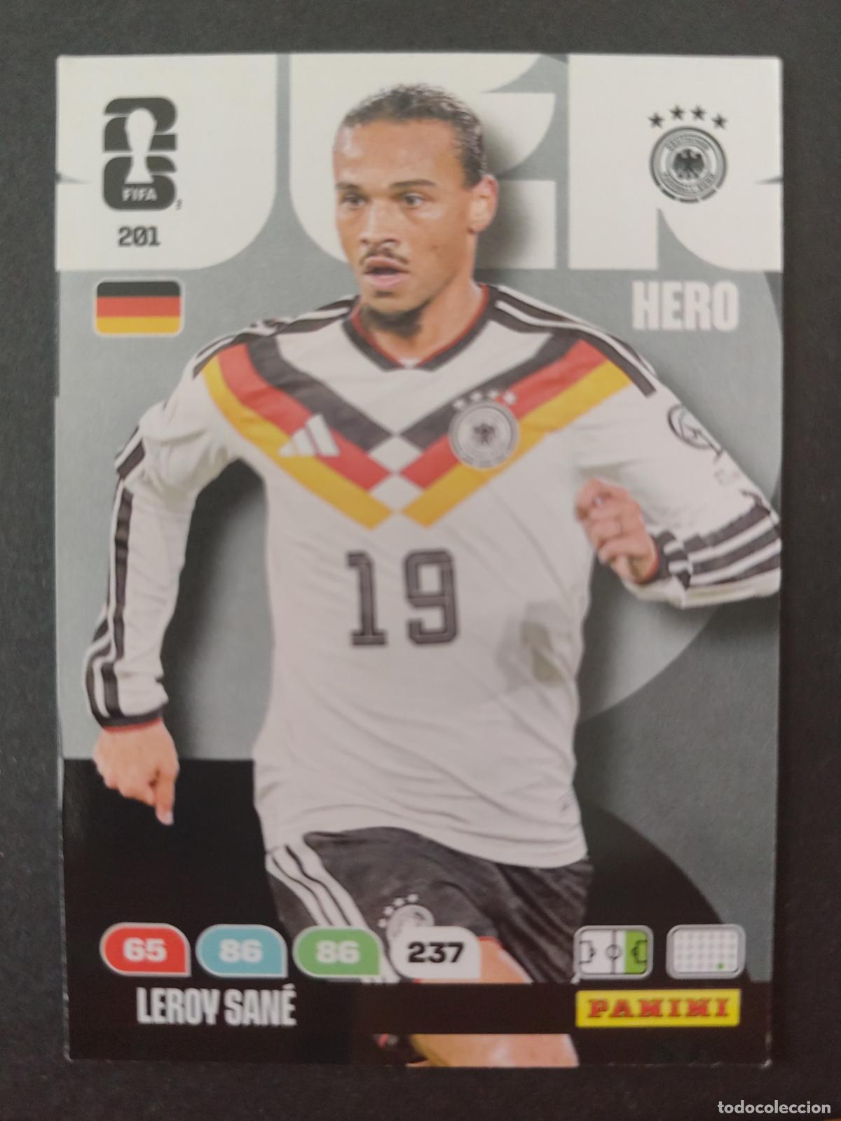 Fu&szlig;ball-Sticker: 201 LEROY SAN&Eacute; ALEMANIA ADRENALYN MUNDIAL FIFA WORLD CUP 2026 PANINI