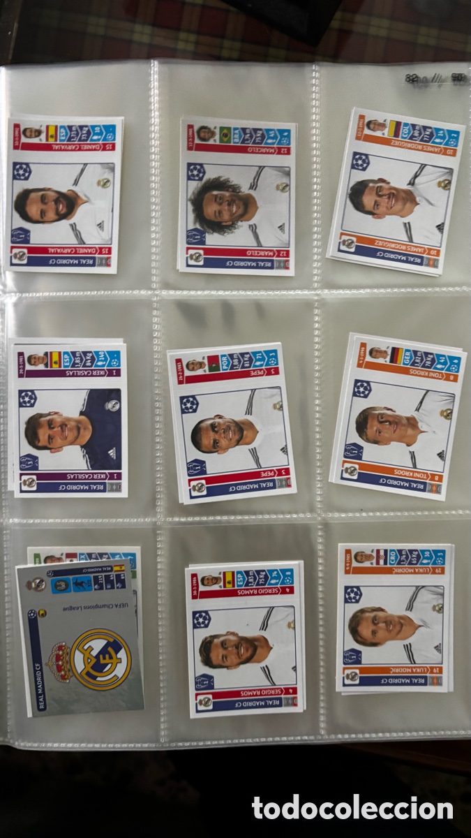 Fu&szlig;ball-Sticker: Real Madrid 14/15 Champions League stickers
