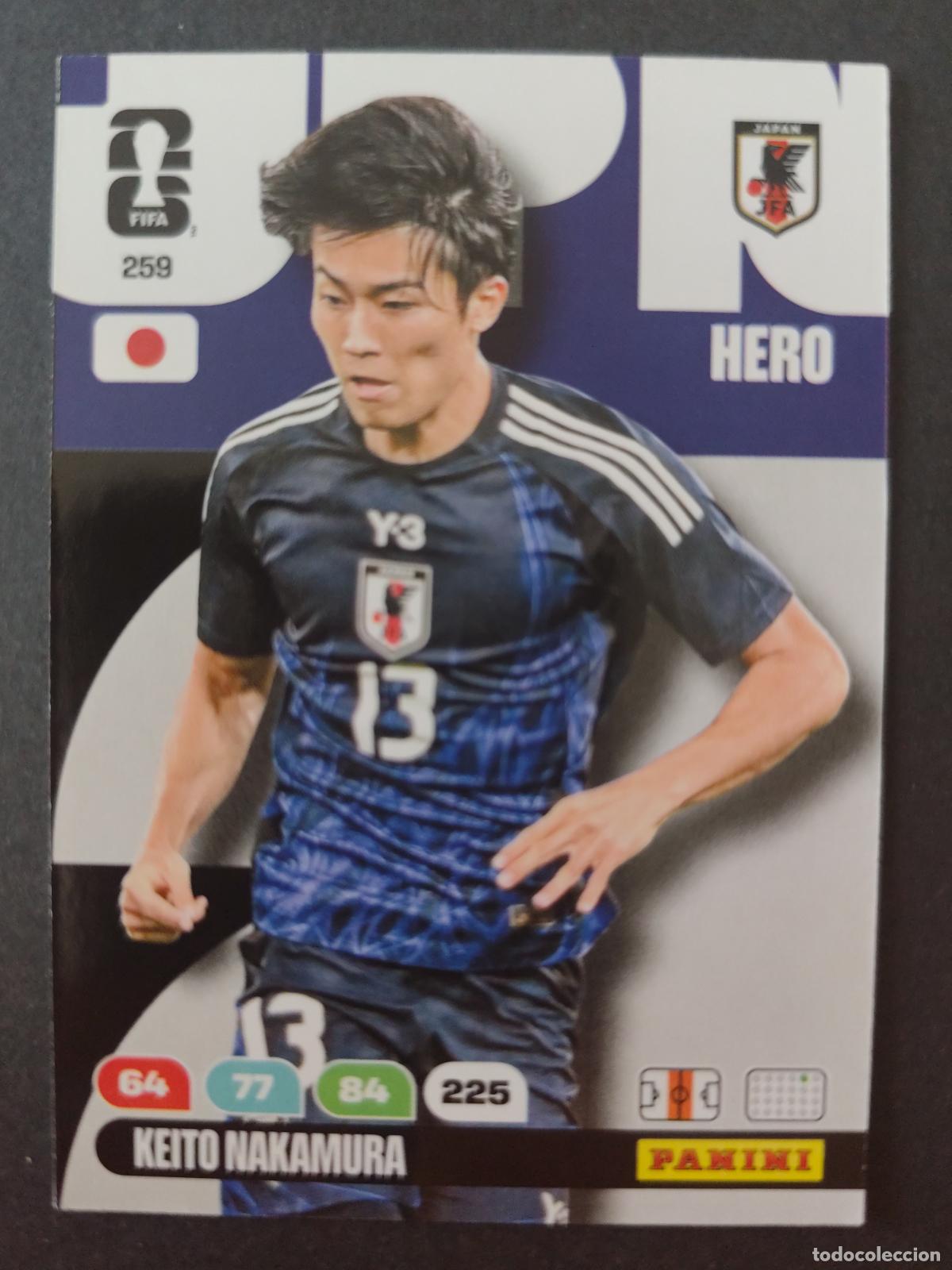Cromos de F&uacute;tbol: 259 KEITO NAKAMURA JAP&Oacute;N ADRENALYN MUNDIAL FIFA WORLD CUP 2026 PANINI