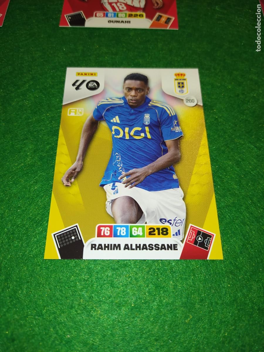 Cromos de Futebol: adrenalyn xl 2025 2026 codigo sin activar oviedo n&ordm; 260 rahim alhassane