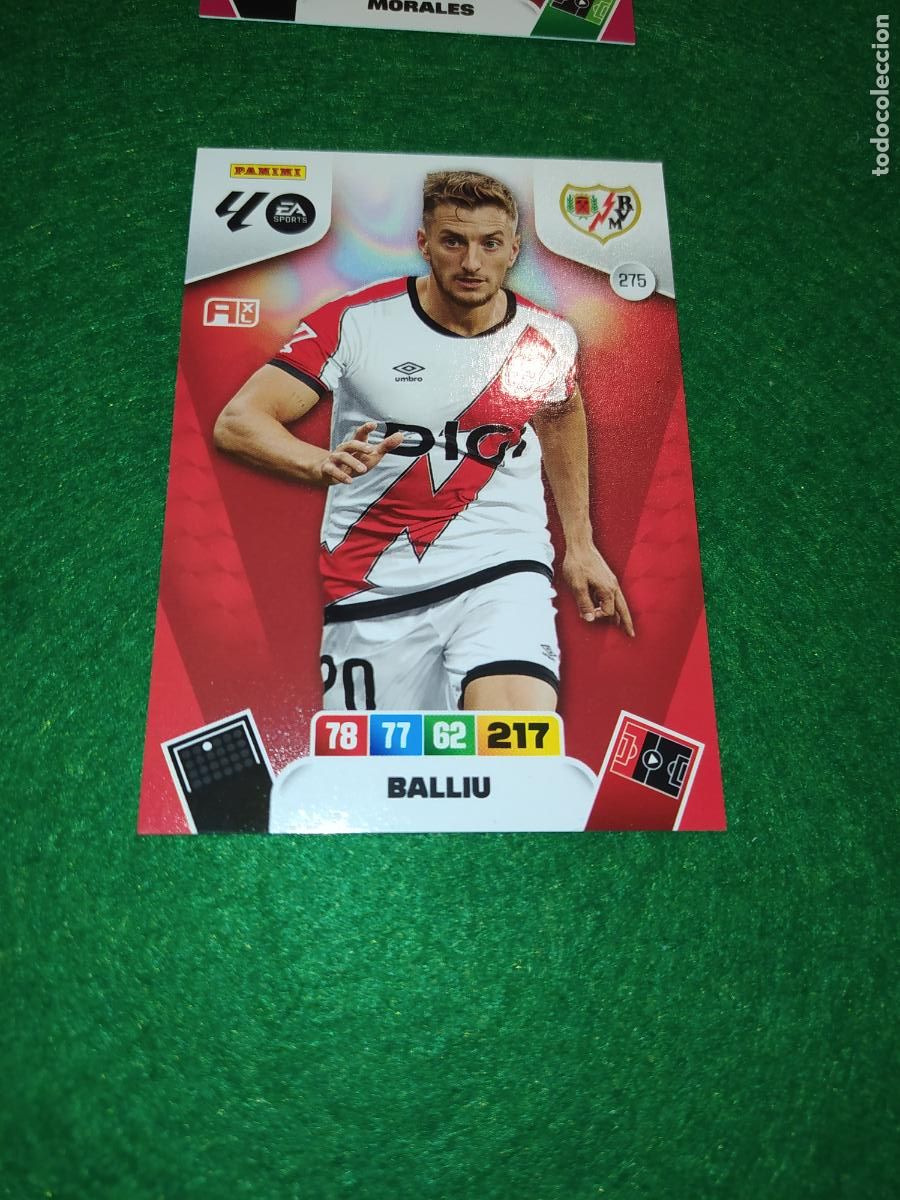 Football Stickers: adrenalyn xl 2025 2026 codigo sin activar rayo vallecano n&ordm; 275 balliu