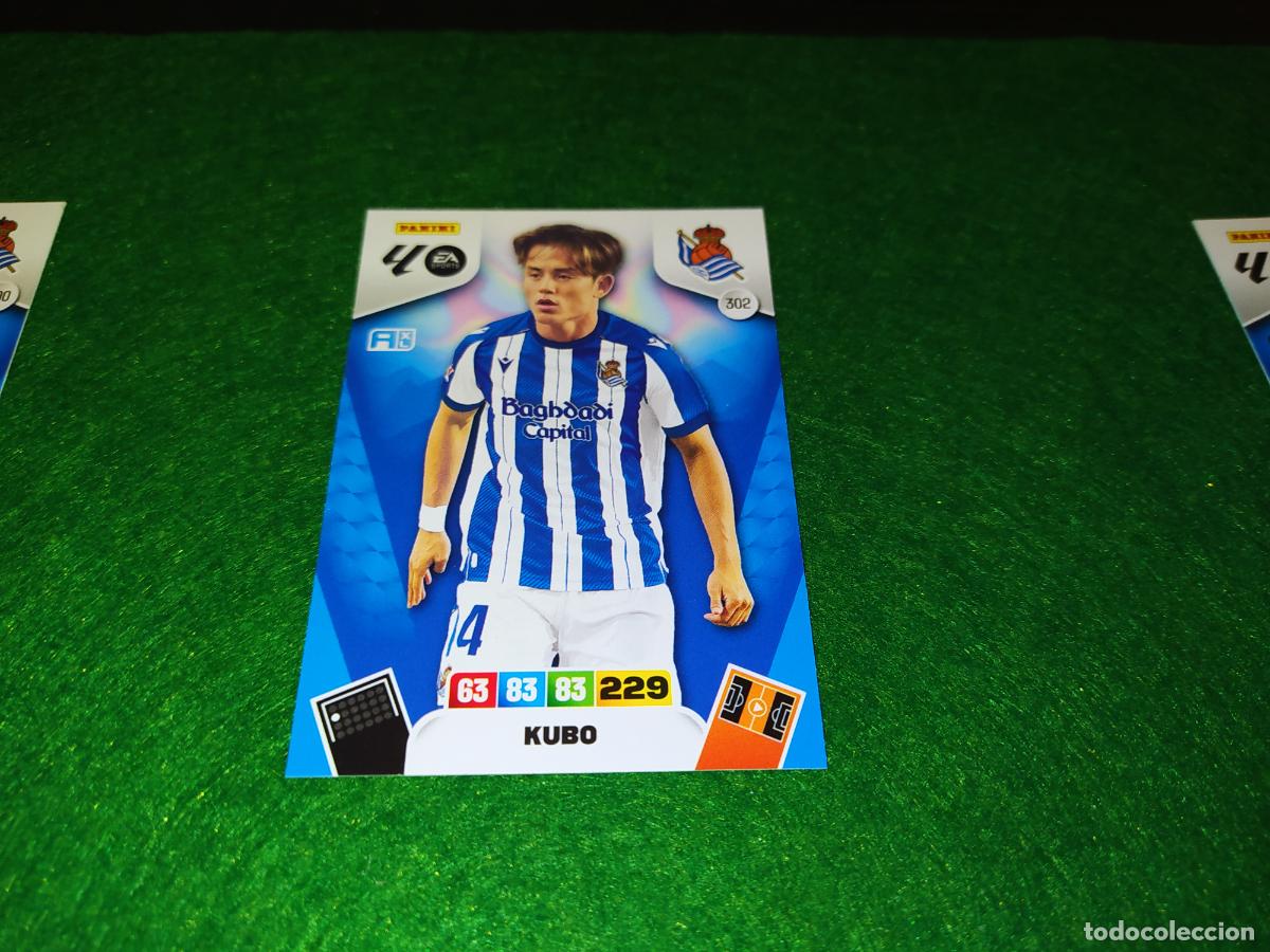 Football Stickers: adrenalyn xl 2025 2026 codigo sin activar real sociedad n&ordm; 302 kubo