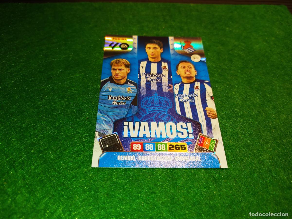 Football Stickers: adrenalyn xl 2025 2026 codigo sin activar vamos n&ordm; 377 real sociedad