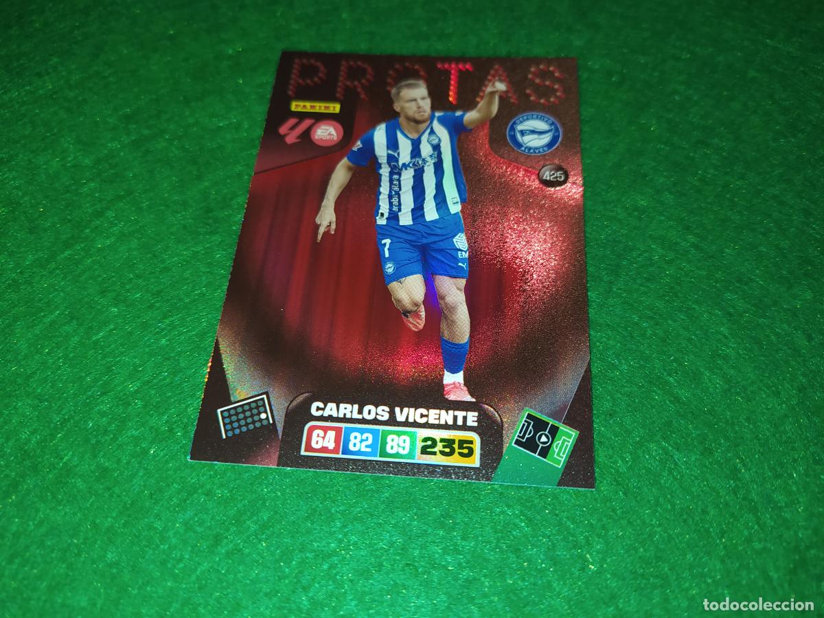 Cromos de Futebol: adrenalyn xl 2025 2026 codigo sin activar protas n&ordm; 425 carlos vicente deportivo alaves