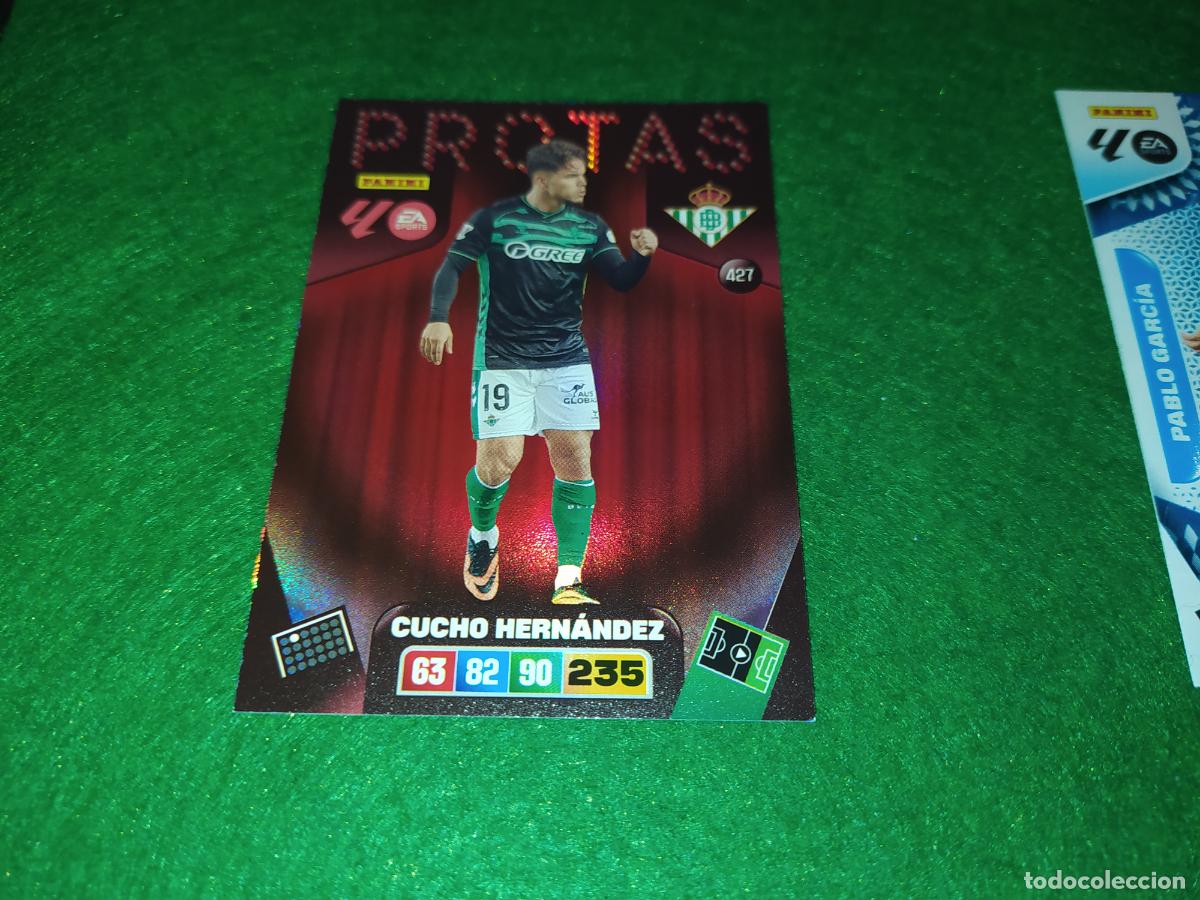 Cromos de Futebol: adrenalyn xl 2025 2026 codigo sin activar protas n&ordm; 427 cucho hernandez real betis