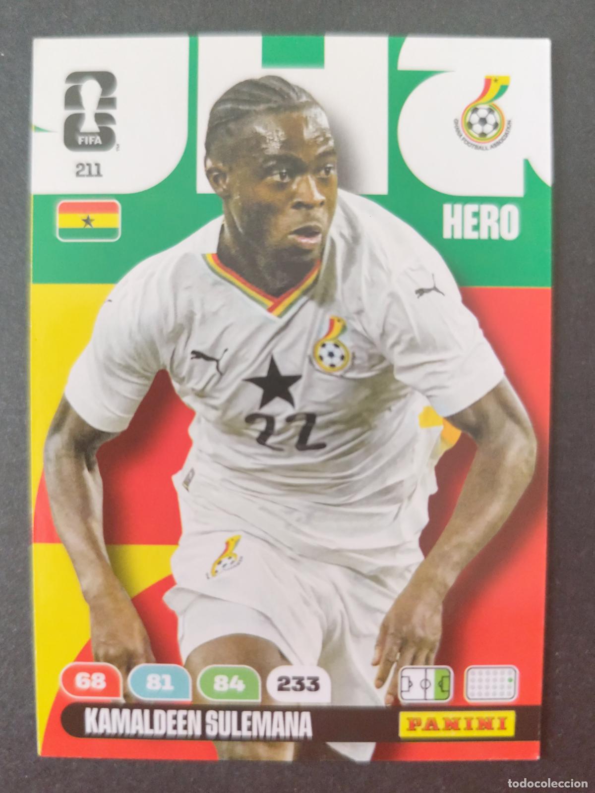 Cromos de F&uacute;tbol: 211 KAMALDEEN SULEMANA GHANA ADRENALYN MUNDIAL FIFA WORLD CUP 2026 PANINI