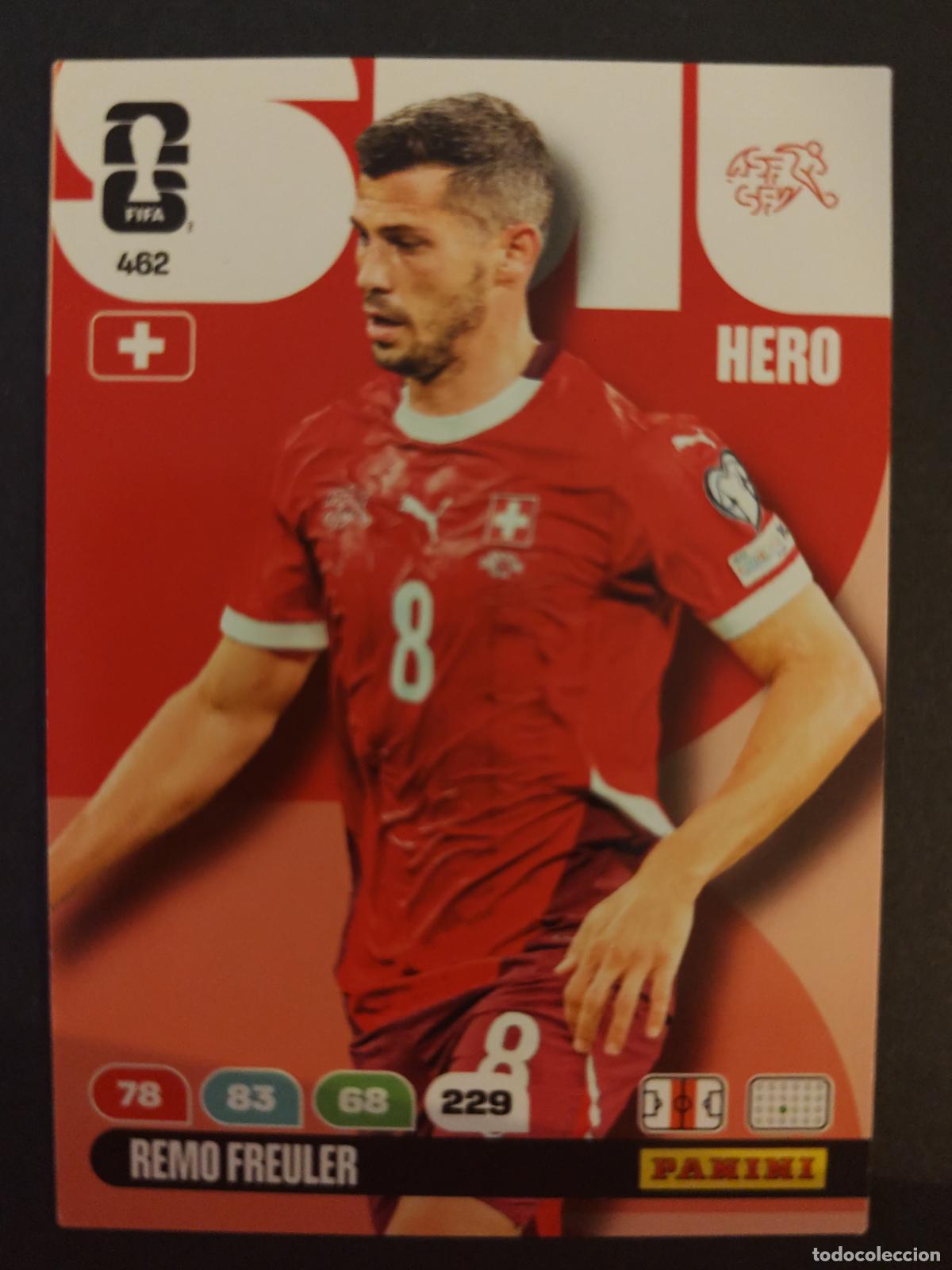 Fu&szlig;ball-Sticker: 462 REMO FREULER SUIZA ADRENALYN MUNDIAL FIFA WORLD CUP 2026 PANINI
