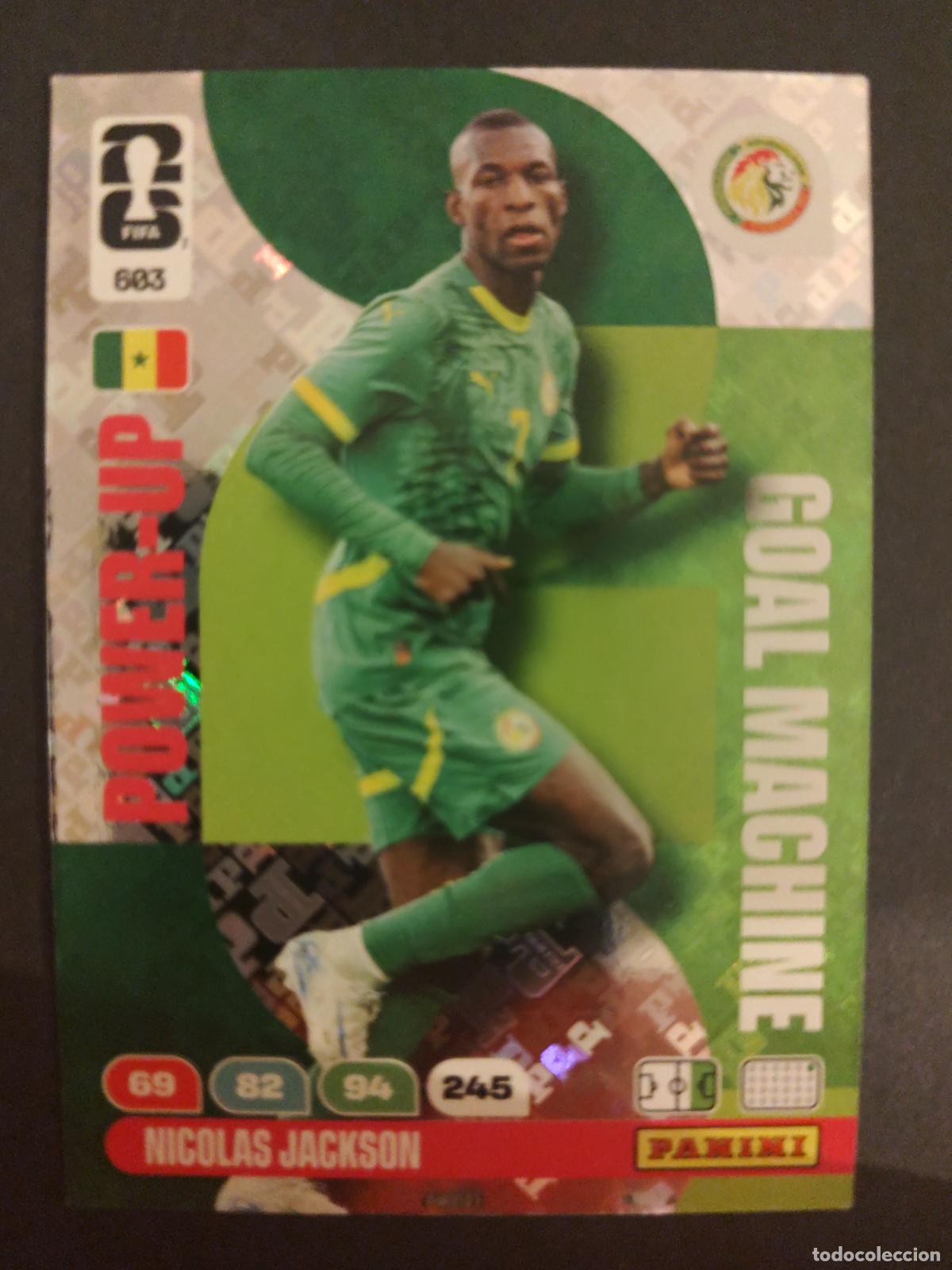 Cromos de Futebol: 603 NICOLAS JACKSON SENEGAL GOAL MACHINE ADRENALYN MUNDIAL FIFA WORLD CUP 2026 PANINI