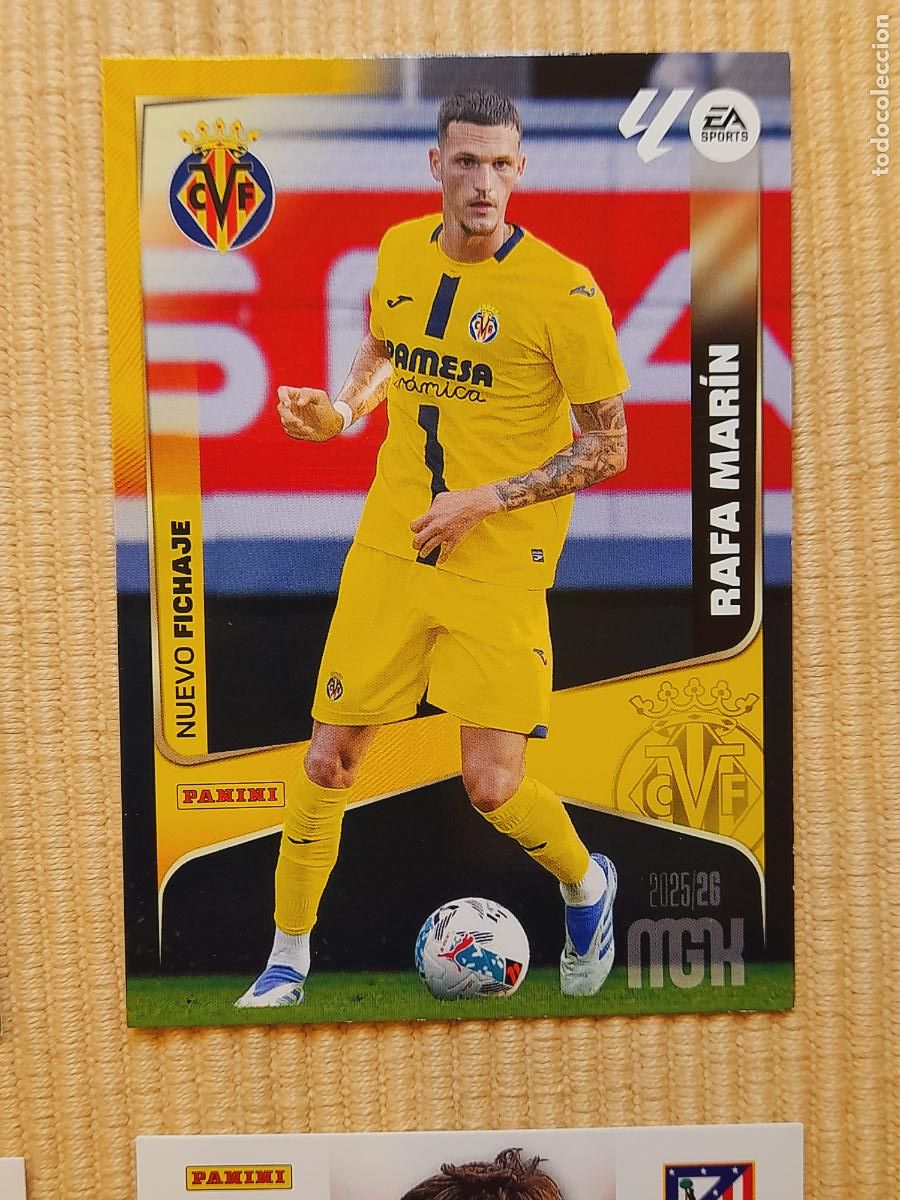 Cromos de F&uacute;tbol: CAR 466 RAFA MARIN (NUEVO FICHAJE) VILLARREAL CF LIGA 25-26 (2025 2026) MEGACRACKS MGK