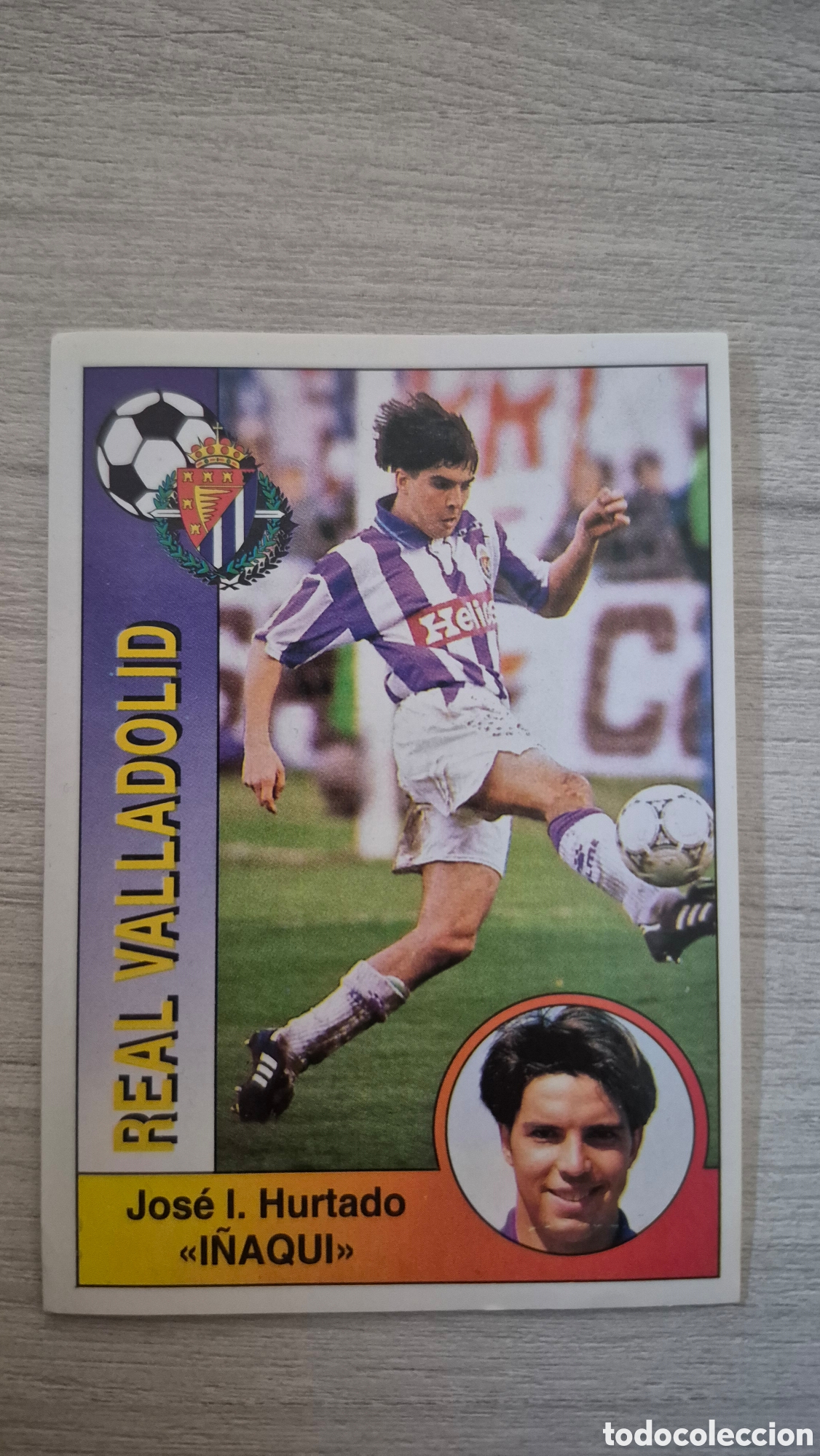 Football Stickers: N&deg;339 Real Valladolid I&ntilde;aki Liga 94/95 Panini
