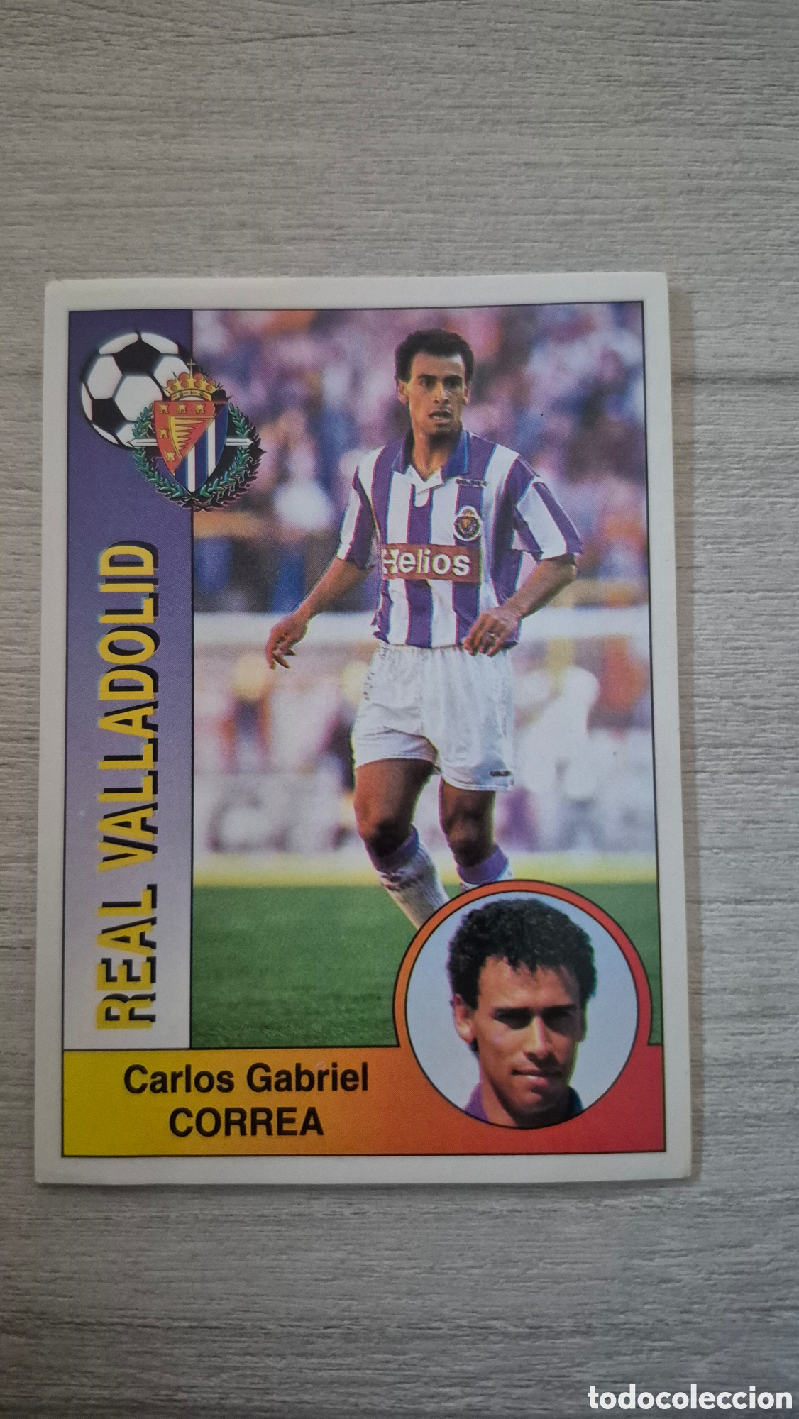 Football Stickers: N&deg;334 Real Valladolid Correa Liga 94/95 Panini