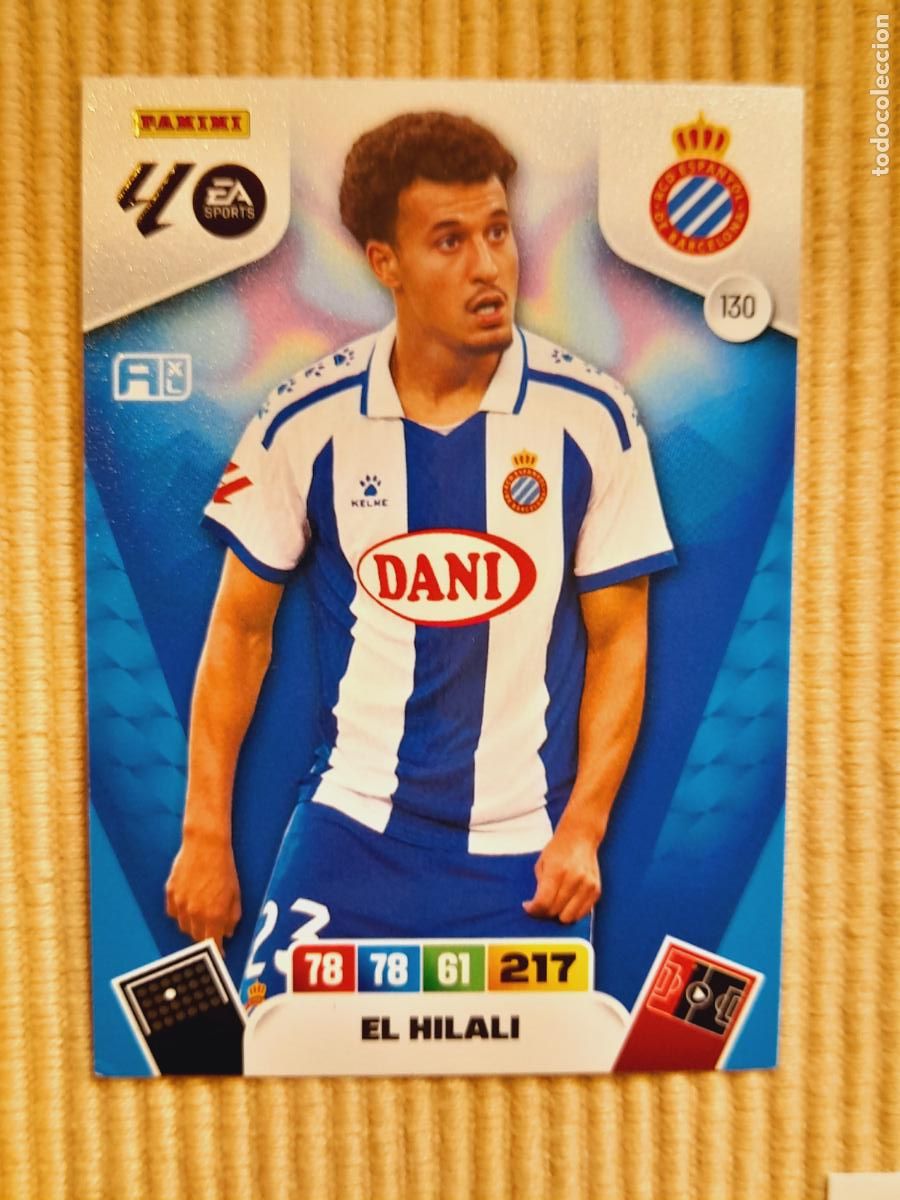 Fu&szlig;ball-Sticker: CAR 130 EL HILALI (RCD ESPANYOL) LIGA 25-26 (2025 2026) ADRENALYN XL