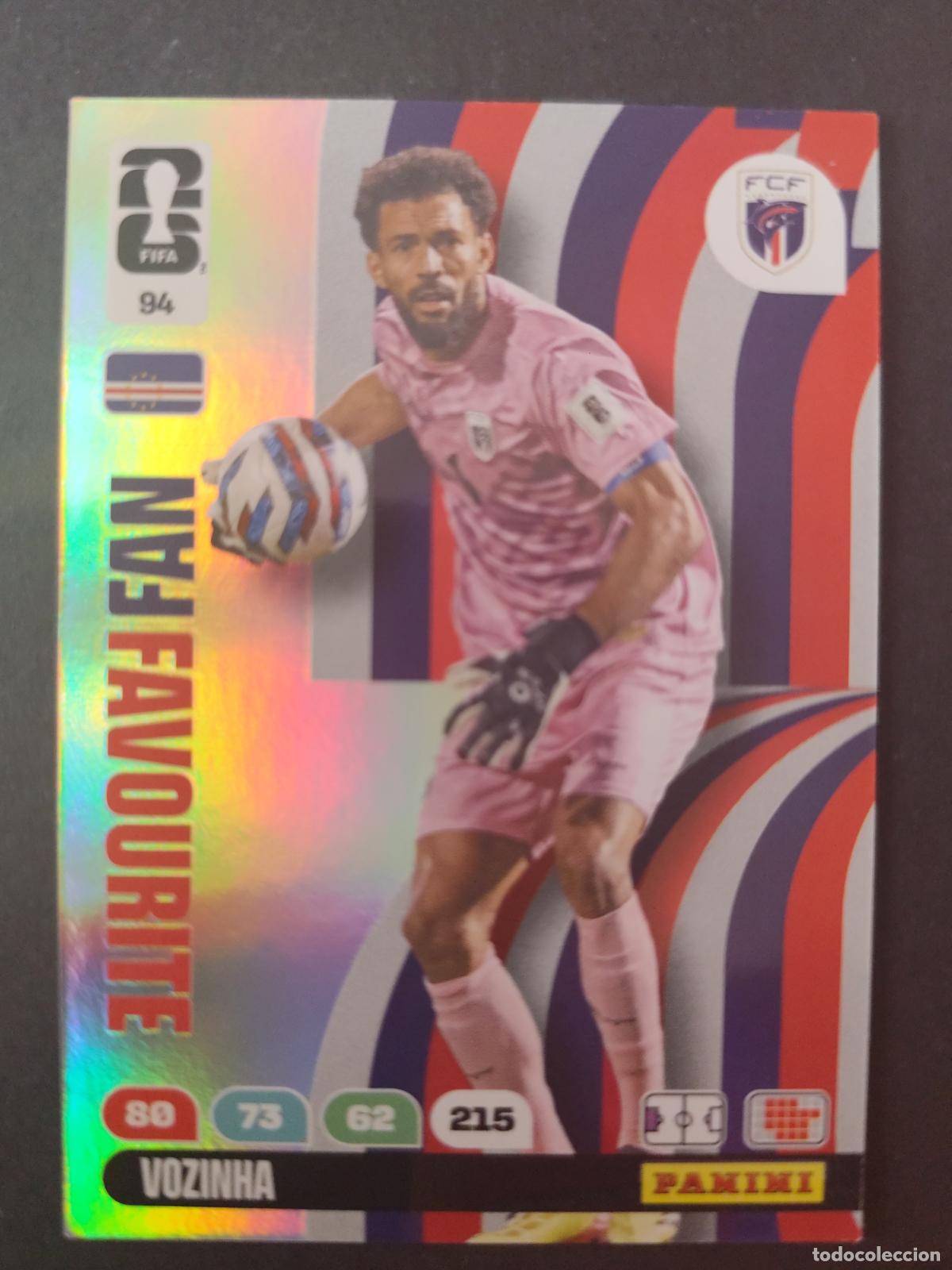 Football Stickers: 94 VOZINHA FAN FAVOURITE CABO VERDE ADRENALYN MUNDIAL FIFA WORLD CUP 2026 PANINI