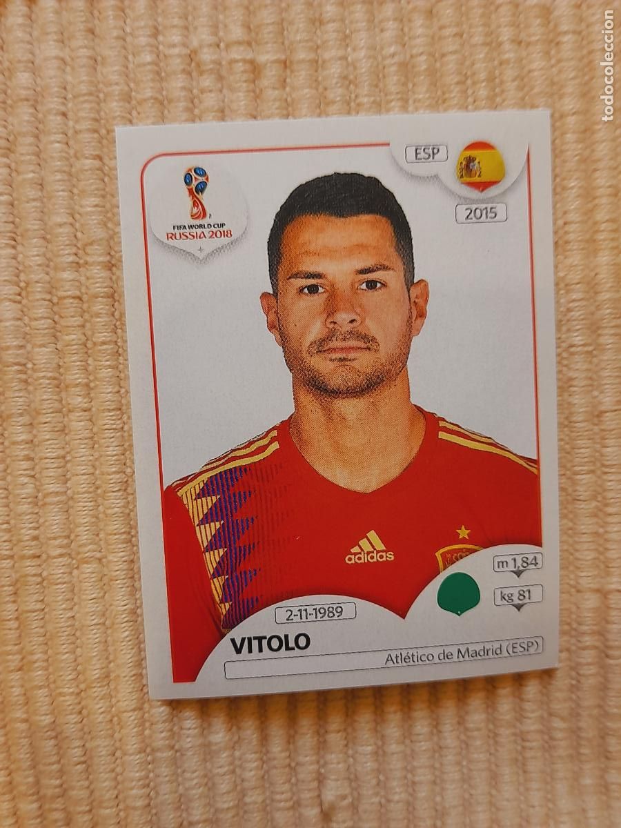 Cromos de F&uacute;tbol: CROMO 150 VITOLO, ESPA&Ntilde;A (SPAIN) FIFA WORLD CUP RUSSIA 2018 (MUNDIAL RUSIA) PANINI