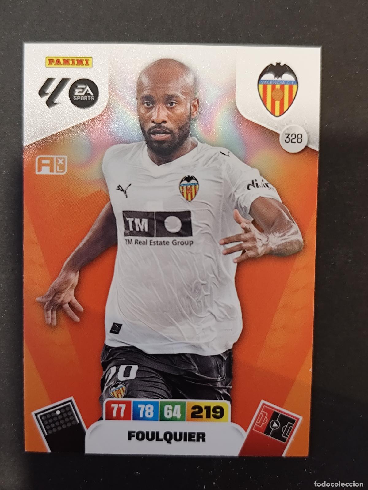 Cromos de F&uacute;tbol: 328 FOULQUIER VALENCIA ADRENALYN 2025 2026 25 26