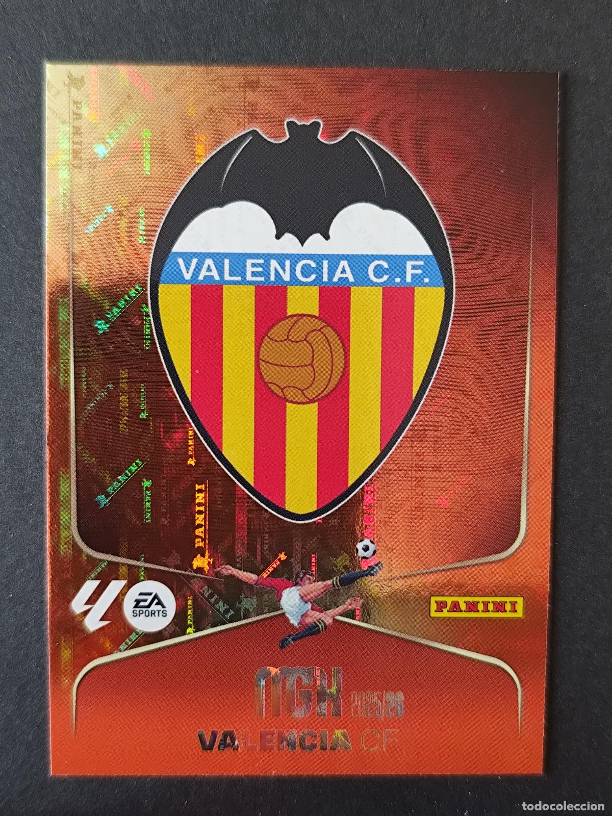 Cromos de Futebol: 343 ESCUDO VALENCIA MEGACRACKS 2025 2026 25 26
