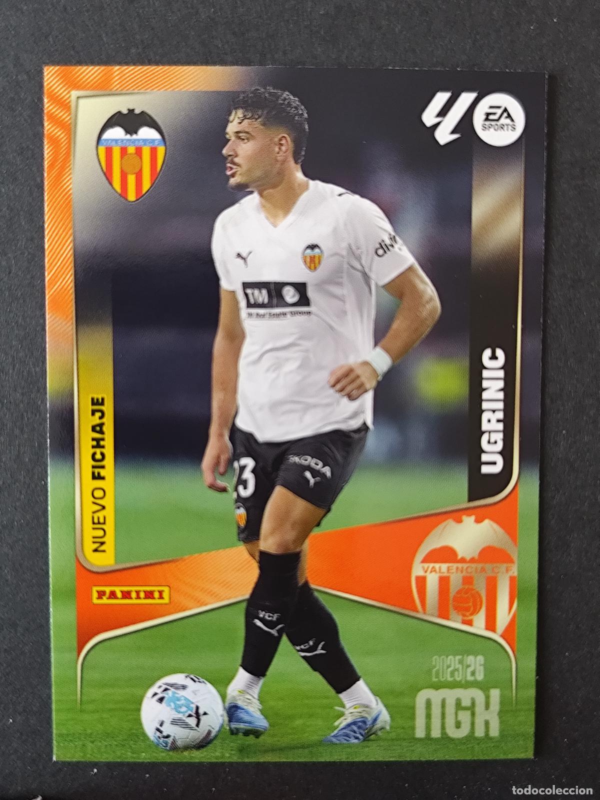 Cromos de F&uacute;tbol: 470 UGRINIĆ VALENCIA MEGACRACKS 2025 2026 25 26