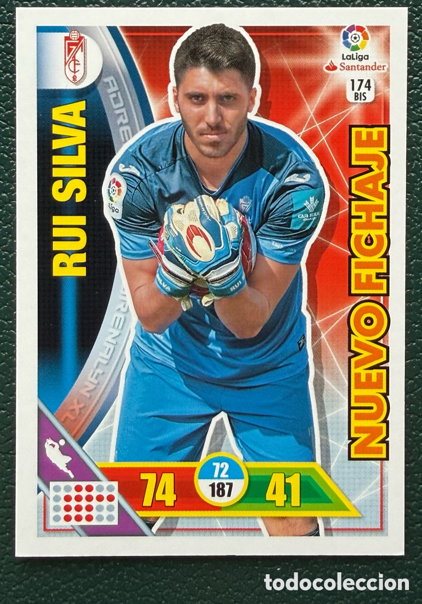 Cromos de Futebol: 174 BIS RUI SILVA GRANADA CF NUEVO FICHAJE FICHAS ALBUM ADRENALYN XL 2016 2017 16 17