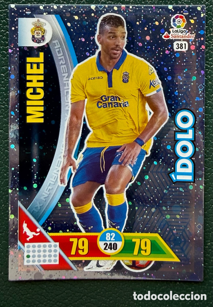 Cromos de F&uacute;tbol: 381 MICHEL UD LAS PALMAS IDOLO FICHAS ALBUM ADRENALYN XL 2016 2017 16 17