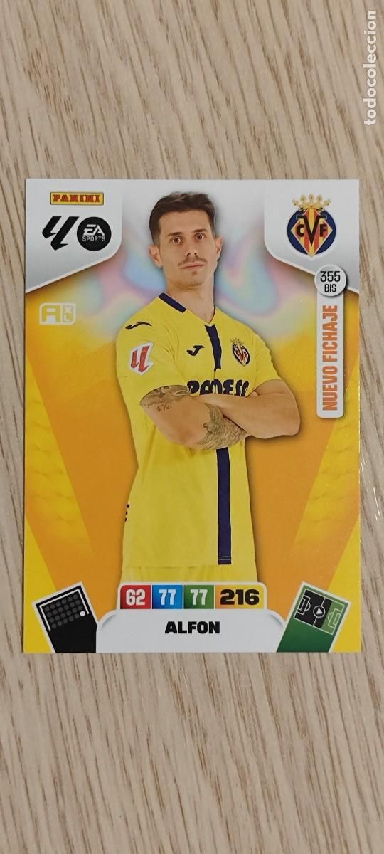 Cromos de F&uacute;tbol: ADRENALYN XL LA LIGA 25/26 CARD NUEVO FICHAJE ALFON VILLARREAL # 355BIS PANINI