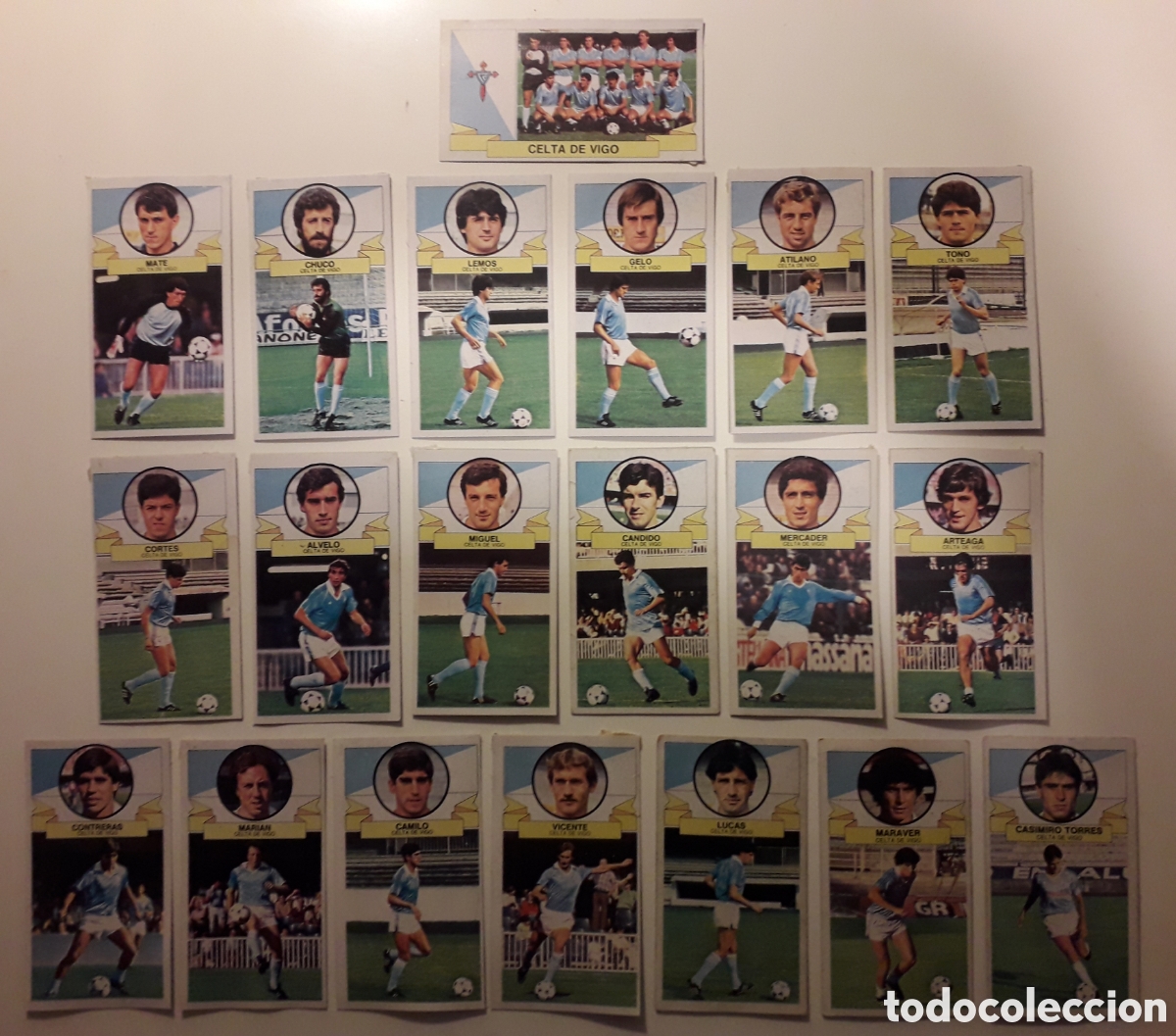 Cartes &agrave; collectionner de Football: 20 CROMOS CELTA DE VIGO ED ESTE 1985 1986 85 86 DESPEGADOS CON 1 BAJA Y 2 FICHAJES PEDIDO M&Iacute;NIMO 3&euro;