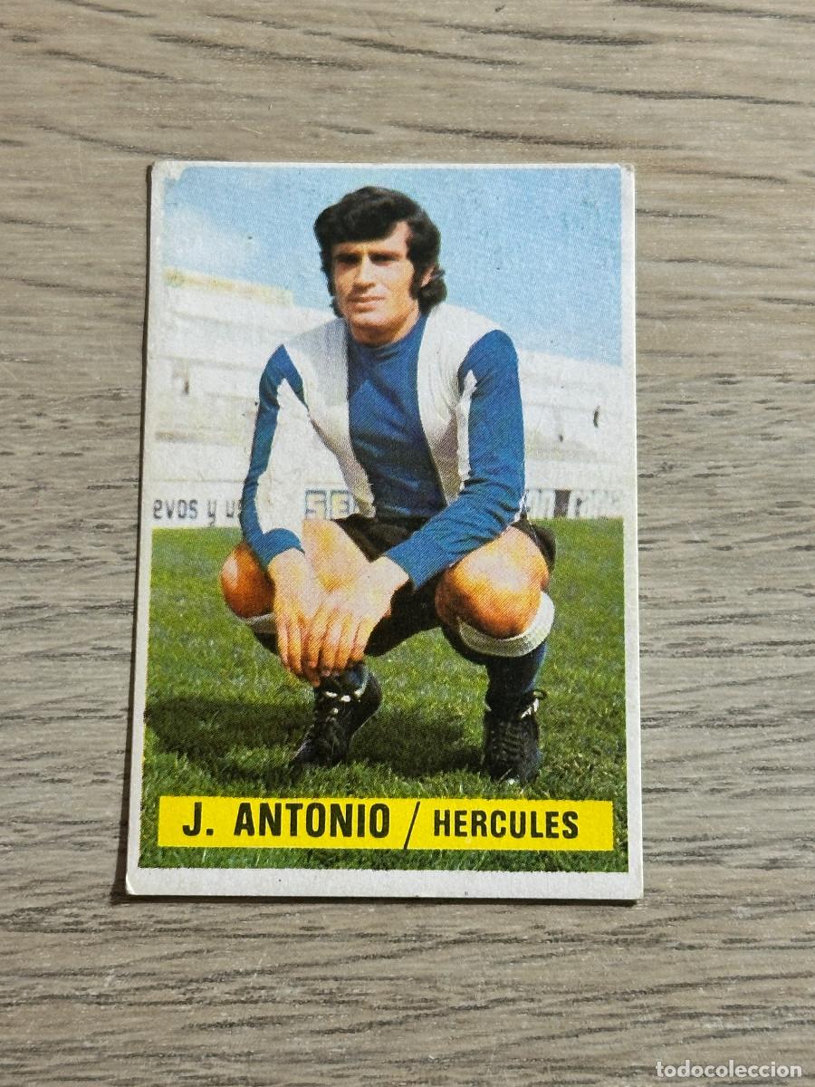 Fu&szlig;ball-Sticker: J. ANTONIO HERCULES CROMO EDICIONES ESTE 1974 1975 SIN PEGAR NUNCA PEGADO