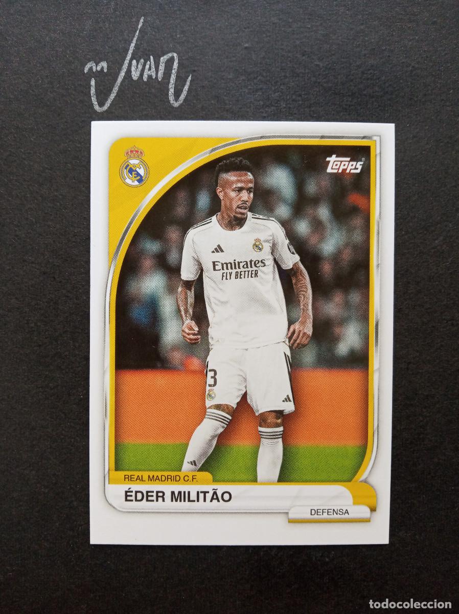 Cromos de F&uacute;tbol: N&ordm; 4 EDER MILITAO REAL MADRID BRASIL ⚽ TOPPS &reg; COLLECTOR TIN 2025 2026 25 26 NUEVO